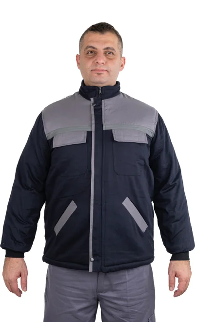 LACİVERT/GRİ GABARDİN MONT