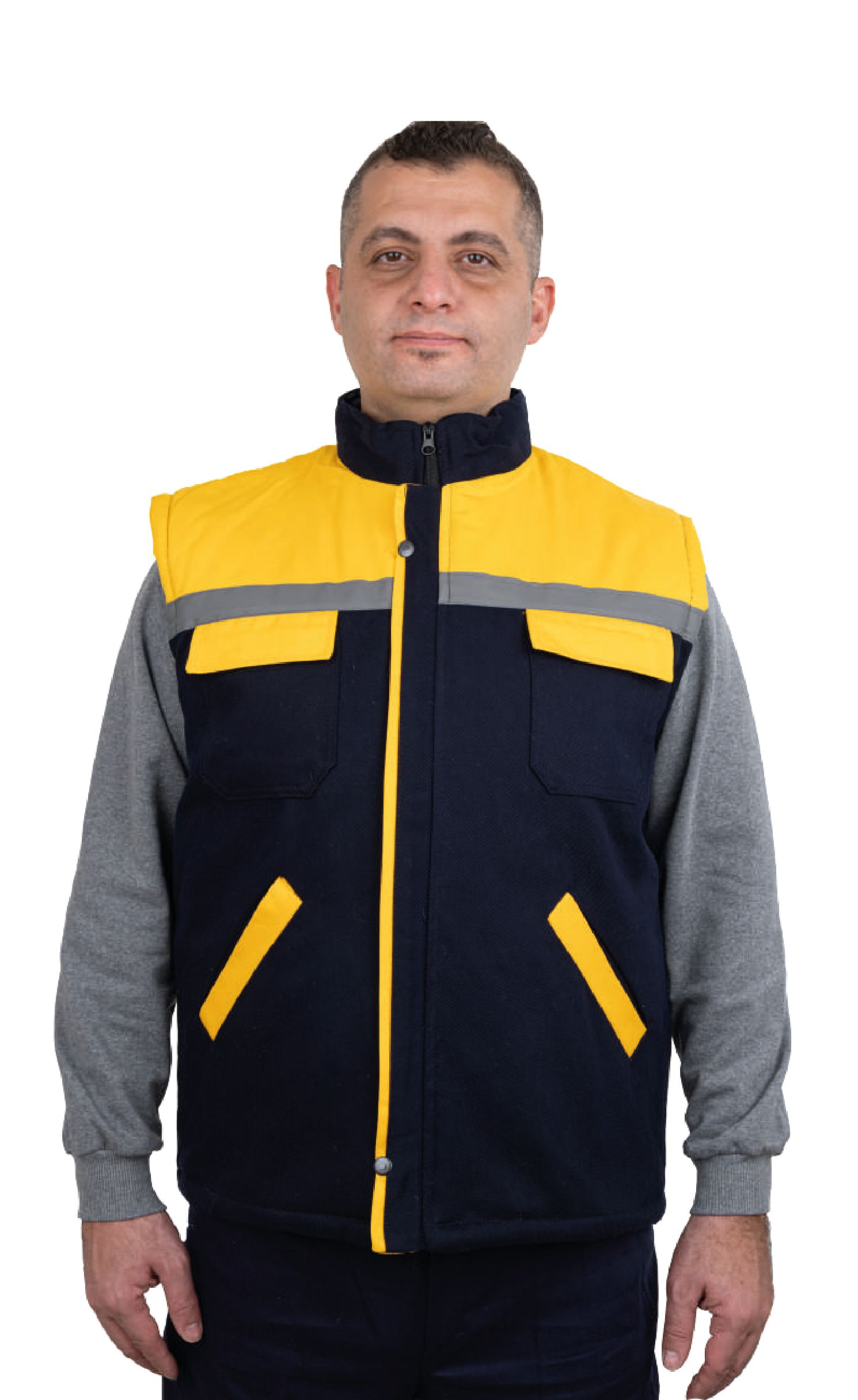 LACİVERT/SARI GABARDİN