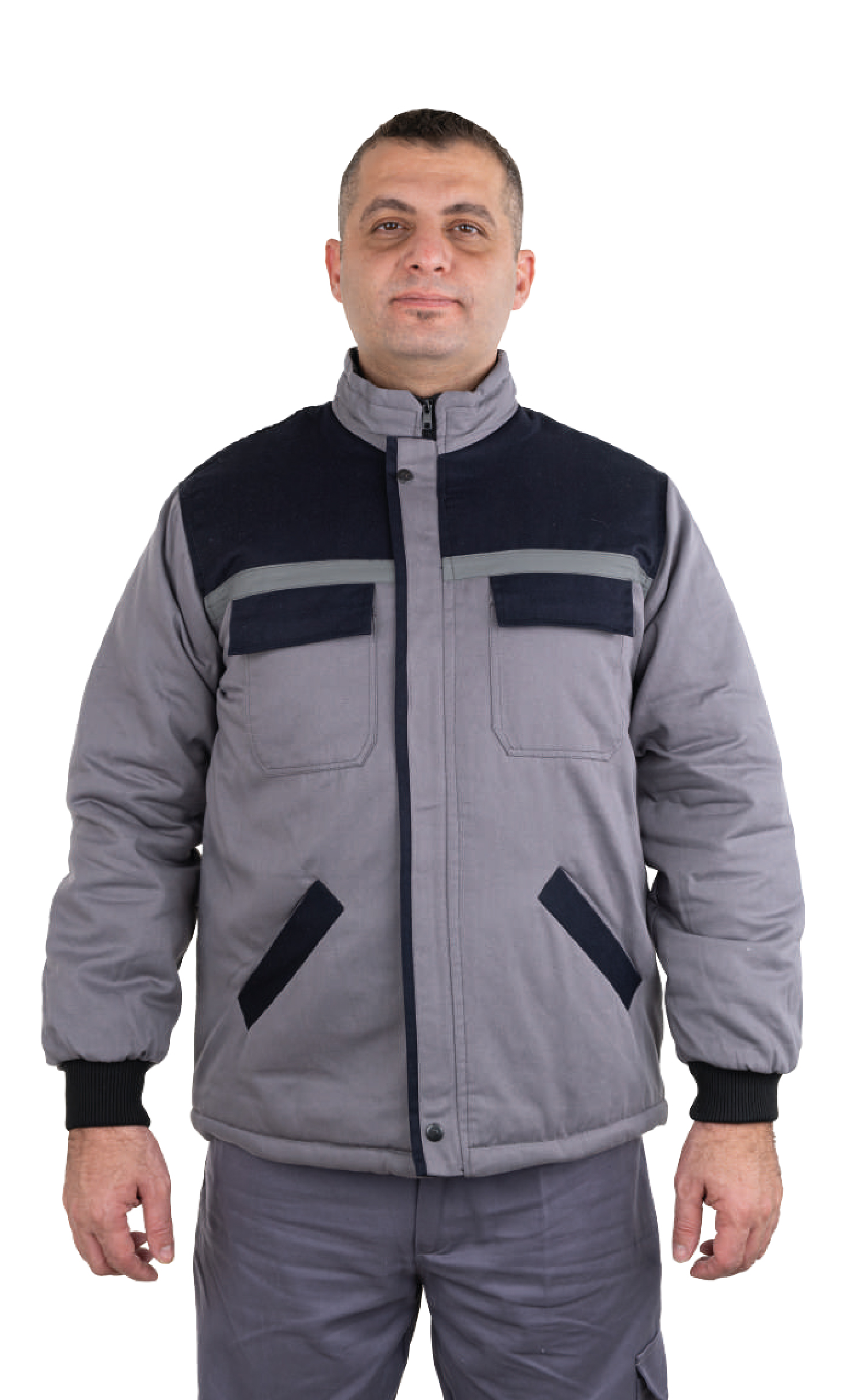 GRİ/LACİVERT GABARDİN MONT