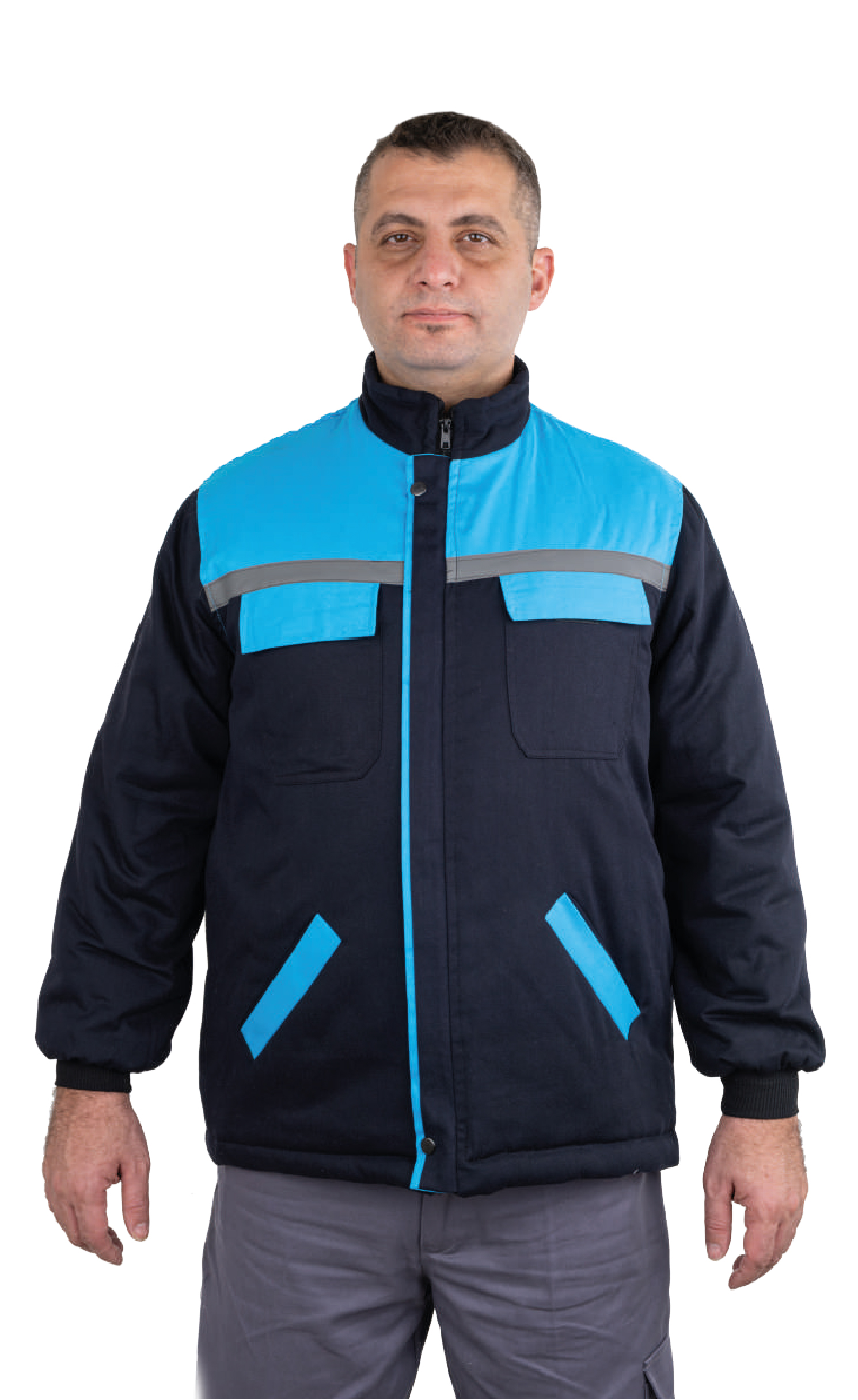 LACİVERT/TURKUAZ GABARDİN MONT