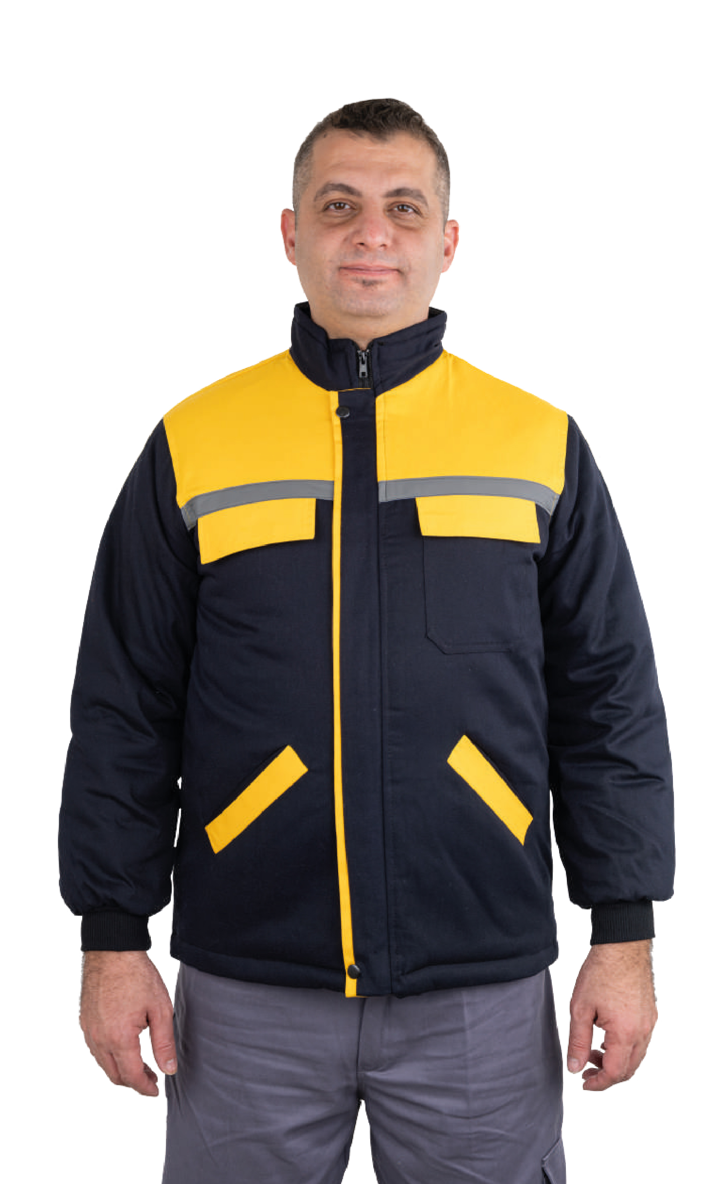 LACİVERT/SARI GABARDİN MONT