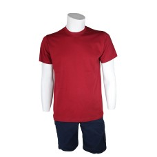 Sıfır Yaka 24 - 1 Compact Penye Bordo