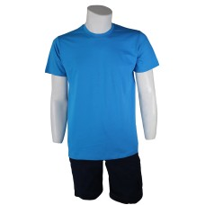 Sıfır Yaka 24 - 1 Compact Penye Turkuaz