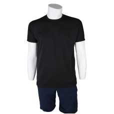 Sıfır Yaka Füme T-Shirt Uzun Kol Open-End Supreme