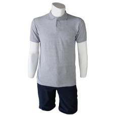 Polo Yaka Gri Penye Lacoste