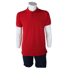 Polo Yaka Kırmızı Penye Lacoste