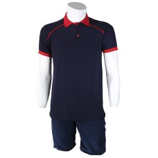 Polo Yaka Lacivert Kırmızı T-Shirt Kelebek Model Lacoste