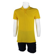 Polo Yaka Sarı T-Shirt Open End Lacoste