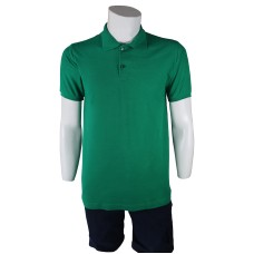 Polo Yaka Yeşil Penye Lacoste