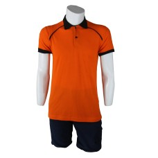 Polo Yaka Turuncu Siyah T-Shirt Kelebek Model Lacoste