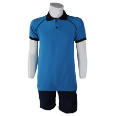 Polo Yaka Turkuaz Siyah T-Shirt Kelebek Model Lacoste