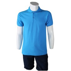 Polo Yaka Turkuaz Penye Lacoste